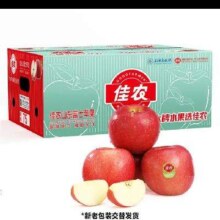 plus会员：佳农 烟台红富士苹果 5kg装 一级果 单果重160g以上 *3件+凑单品