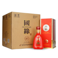 今世缘 国缘K5 幽雅醇厚型白酒 42度 500ml*4瓶 整箱装 年货送礼