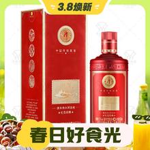 3.8焕新、PLUS会员：潭酒 川美 红色经典 53度 酱香型白酒 500mL 单瓶装