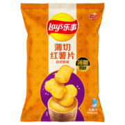 plus会员、概率劵：乐事（Lay's）薄切红薯片 自然原味 60g*4件