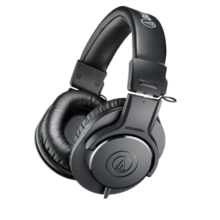铁三角（Audio-technica） M20X 【监听耳机入门】入门级专业监听头戴式耳机 唱歌，直播，录音