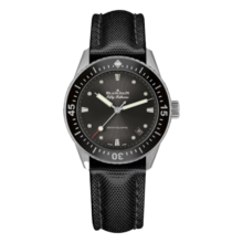 宝珀（blancpain）瑞士手表五十噚系列超薄自动机械男表【李健同款】 5100B-1110-B52A