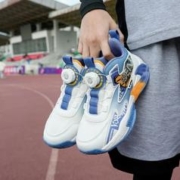 7-PE 七波辉 儿童鞋男童网面运动鞋24春季新款防侧翻减震耐磨中大童篮球鞋