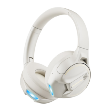 魔声（MONSTER）蓝牙耳机头戴式 游戏电竞降噪运动长续航音乐高音质 无线有线两用 苹果华为电脑通用  XKH03白色