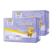 泰迪熊呼吸特薄拉拉裤瞬吸干爽超薄透气柔软亲肤组合装 XL30*2包