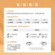 松浦川 mikibobo防蓝光近视眼镜非球面镜片通用D