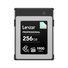 雷克沙（Lexar）256GB CFexpress Type B存储卡 VPG400 读1900MB/s 富士佳能尼康适配 8K RAW拍摄（DIAMOND）