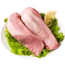 龙大肉食 猪舌500g 猪舌头冷冻猪舌头熟食原料卤猪舌 酱卤食材 猪肉生鲜