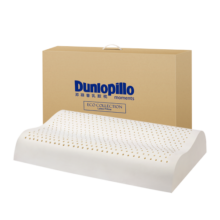 邓禄普（Dunlopillo）ECO波浪枕 斯里兰卡进口天然乳胶枕头 颈椎枕 乳胶含量96%459元 (月销4000+)