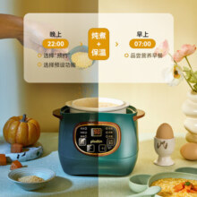 浦利顿(PLODON)婴儿辅食锅宝宝电炖锅盅煮粥锅BB煲辅食机煲汤养生陶瓷3 隔水电炖盅2