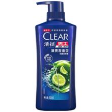 CLEAR 清扬 男士去屑洗发露 清爽控油型 500g*2件
