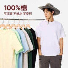 PLUS会员：YEATION 网易严选 纯棉T恤 颜色任选