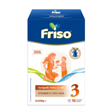 美素佳儿（Friso）荷兰系列盒装3段 (10个月以上) 婴儿配方奶粉 5倍DHA配方 700g/盒