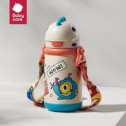 babycare 儿童保温杯 吸管杯水壶 恐龙背带款