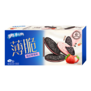 奥利奥薄脆饼干 酸甜草莓味薄片夹心饼干组合装共190g*6件