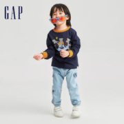 88VIP会员：Gap 盖璞 男幼童春秋LOGO纯棉长袖T恤