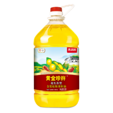 京东百亿补贴、PLUS会员：香满园 黄金珍鲜花生浓香型食用油 5L