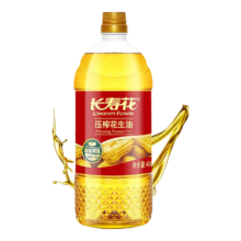 长寿花花生油 家庭装400ml压榨一级/桶