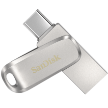 学生专享、PLU会员：SanDisk 闪迪 至尊高速系列 酷锃 DDC4 USB3.1 U盘 银色 256GB Type-C