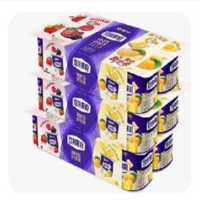 10点、限4000件、聚划算百亿补贴：蒙牛双拼果粒风味酸牛奶草莓黄桃菠萝酸奶90g*24杯