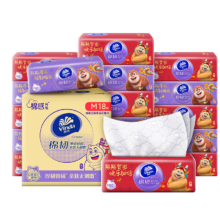 维达抽纸 熊出没 棉韧90抽*18包M码＊4件