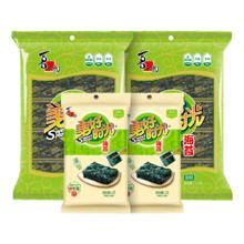 美好时光 经典原味海苔儿童休闲零食即食紫菜拌饭海苔