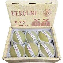 日本静冈品种 网纹蜜瓜 9斤装 大果3-5个