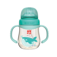 好孩子（gb）婴儿PPSU奶瓶新生婴儿储奶瓶宽口径防胀气重力球宽口径 深海奥秘-奶嘴-青 300ml99元