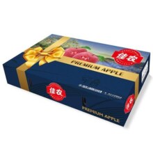plus会员：佳农 烟台红富士苹果 5kg装  单果重190g以上  新鲜水果礼盒 *2件