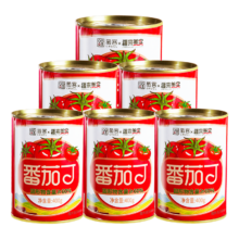需首购、PLUS会员: 萄客 新疆番茄丁 400g*6罐