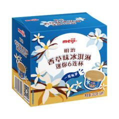 PLUS会员：meiji 明治 香草味冰淇淋迷你6连杯 47g*6杯 *7件