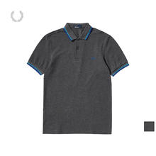 FRED PERRY 男士POLO衫春季商务短袖重磅麦穗刺绣多彩T恤M3600OS0
