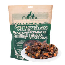 【直播推荐】Meatyway爵宴鸭肉缠甘薯卷磨牙训练奖励狗狗宠物零食
