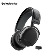 预售、plus会员：赛睿（SteelSeries） Arctis寒冰系列 头戴式游戏耳机 寒冰7+ 黑（约30h续航+快充）