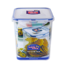 乐扣乐扣 大容量塑料密封保鲜盒零食品收纳盒杂粮罐冰箱储物盒子 2.6L35.9元