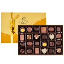 歌帝梵（GODIVA）比利时原装进口巧克力礼盒零食甜品生日礼物送老婆女友男朋友25枚