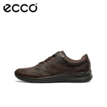 爱步（ECCO）休闲皮鞋男 轻便百搭运动鞋缓震健步鞋 欧_文511734 可可棕/咖啡色51173455738 411799元