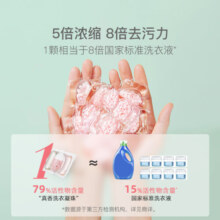 网易严选七效合一香氛洗衣凝珠25颗/盒 8倍清洁力 多效留香