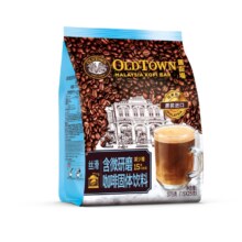 88VIP:新品【进口】马来西亚旧街场白咖啡3合1微研磨咖啡减少糖15条速溶