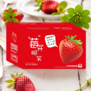金百粟大凉山新鲜草莓红颜99 奶油草莓  带箱5斤精选中果 净重4.2斤+礼盒装