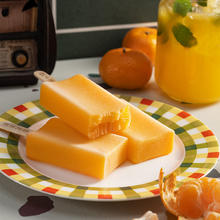 东北大板 24支橘子冰荔枝冰无蔗糖香蕉口味冰棍水果味雪糕冷饮冰棒