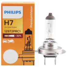飞利浦（PHILIPS）小太阳超值型石英灯H7-12972PR汽车灯泡大灯近光灯远光灯卤素灯
