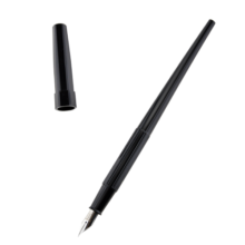 百乐（PILOT）纤扬长笔杆钢笔 男女手绘速写练字学生成人钢笔DPP-70-B-F F尖黑色