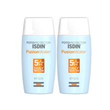 怡思丁（ISDIN）防晒霜隔离50ml*2SPF50+户外高倍防晒日常通勤敏感肌面部护肤礼物
