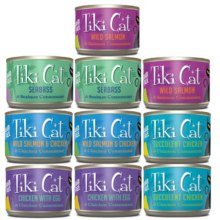 Tiki Cat猫罐头鱼肉鸡肉黑夜传说湿粮主食罐头你好朋友成猫幼猫猫零食 你好朋友85g(混合12罐)