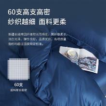 MENDALE 梦洁家纺 维雅诺 60S长绒棉纯棉四件套 1.5米