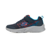 SKECHERS 斯凯奇 男童鞋舒适休闲鞋新款缓震运动鞋轻便魔术贴跑步鞋