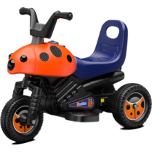 乐的儿童电动车玩具车可坐人宝宝电动车摩托车儿童汽车小孩车8020橙色