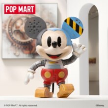 POPMART泡泡玛特迪士尼周年米奇好奇无界系列手办盲盒玩具