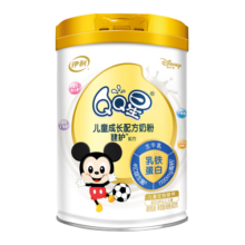 伊利奶粉 QQ星健护4段儿童成长配方奶粉(适合3-12岁)800g视护力大罐装